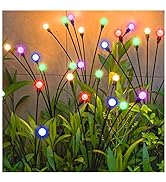 TONULAX Solar Garden Lights, 4 Pack Starburst Swaying Light - Swaying When Wind Blows, Solar Ligh...