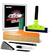NEWISHTOOL Professional Window Tint Tools Kit, Tint &amp; PPF Brush 12” Car Detailing Brush, 8 Inch W...
