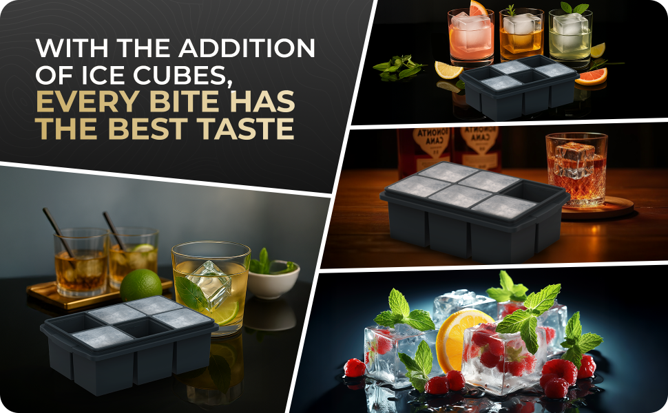 ice cube tray, ice tray, ice cube trays for freezer, ice molds, ice cube, large ice cube molds, ice