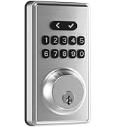 IBLOG Smart Lock Keyless Entry Door Lock – 6-Digit Anti-Peek Keypad, Electronic Deadbolt, Easy In...