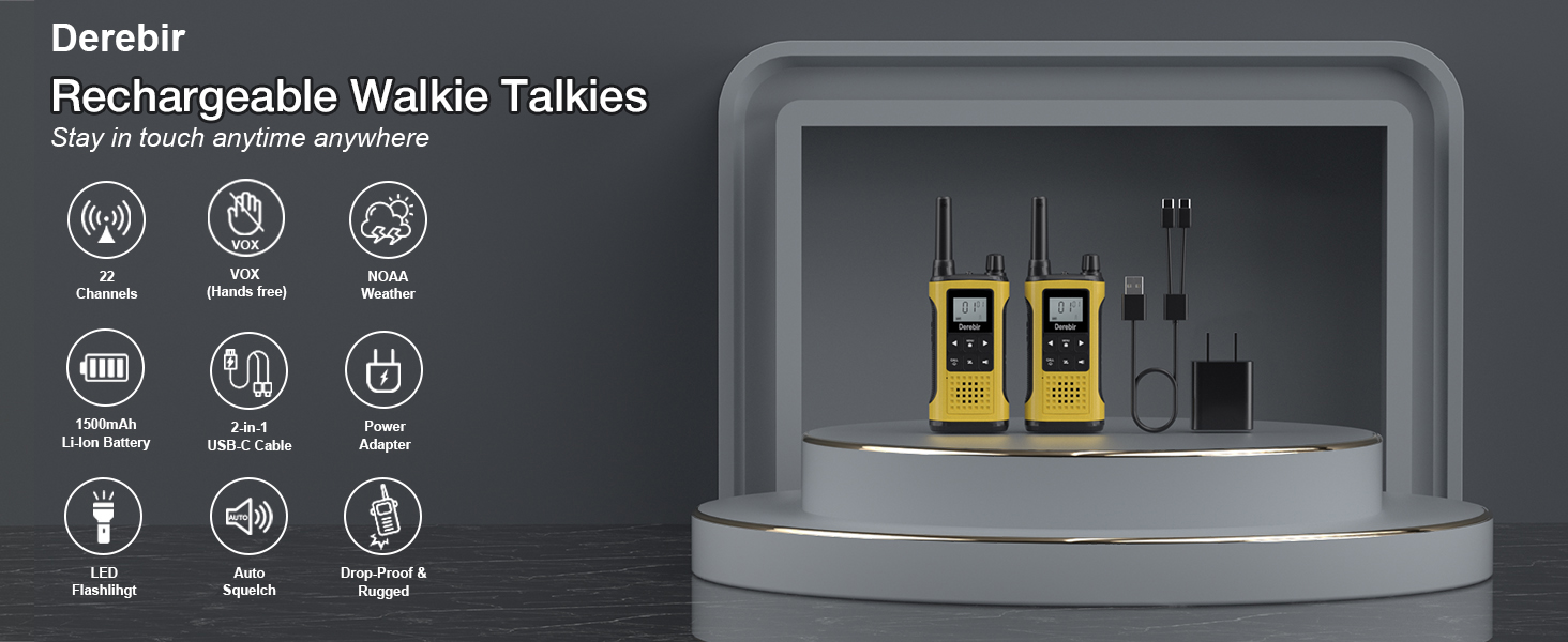 walkie talkies