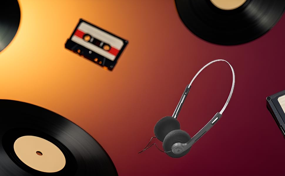 GOUDOGEDC Retro Over-Ear Headphone,