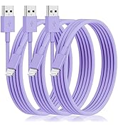 3Pack [Apple MFi Certified] Long iPhone Charging Cable Purple 10ft-Apple Lightning to USB Cable W...