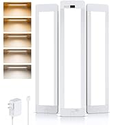 LROLTEF Under Cabinet Lighting Plug in 3 Pcs 11 Inch LED Under Counter Lights for Kitchen 5 Color...