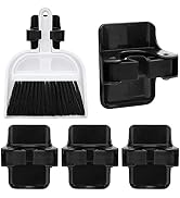 Berry Ave Broom Holder &amp; Mop Grippers [5-Pack]- Self Adhesive, No-Drilling, Wall Mount Tool Organ...