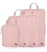 EPICKA Ultra-Lightweight Compression Packing Cubes - 4 Set Water Resistant Durable Travel Organiz...