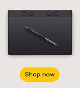 Wacom Intuos Pro Medium Bluetooth Professional Graphic Drawing Tablet with Pro Pen 3, Compatible ...