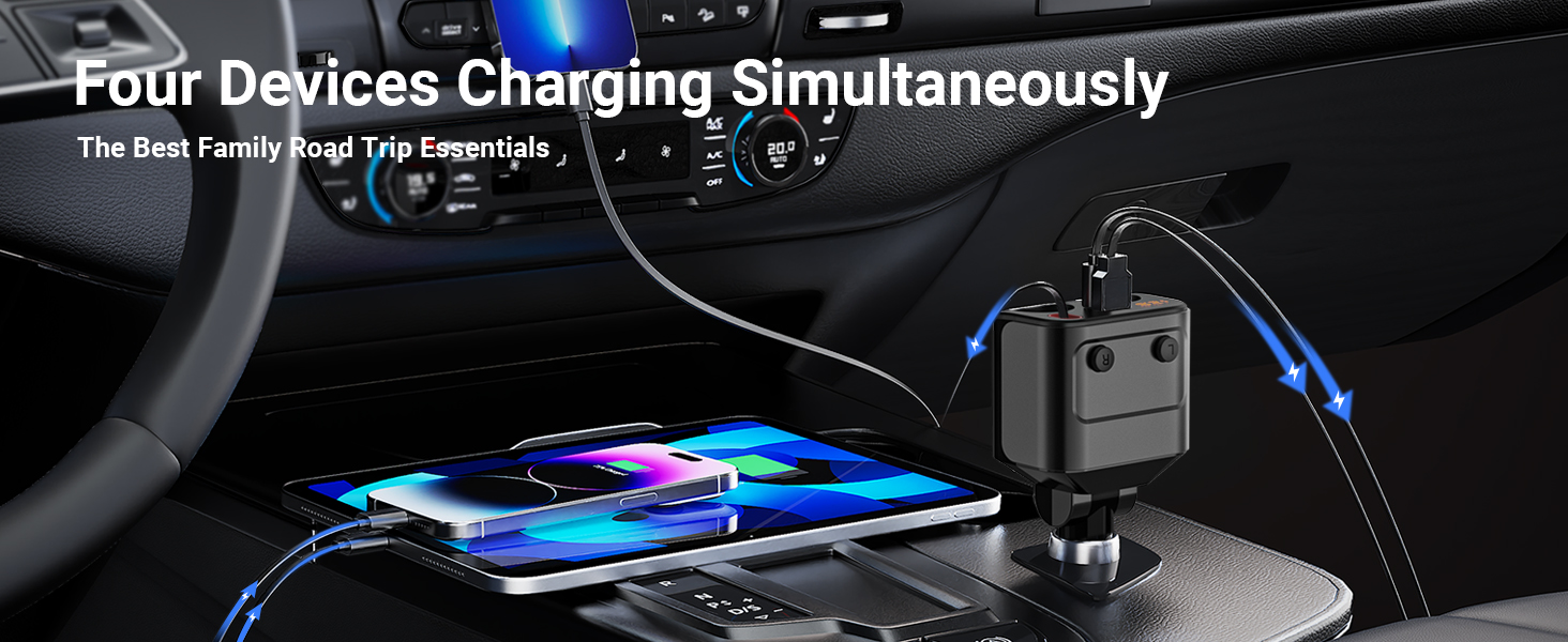Retractable Fast Car Charger
