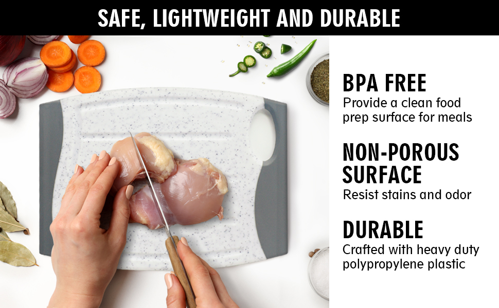 BPA FREE, LIGHTWEIGHT AND DURABLE