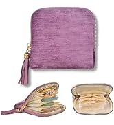 Thaibna Vintage women's coin wallet jewelry storage bag, metal zipper multi-layer travel storage ...