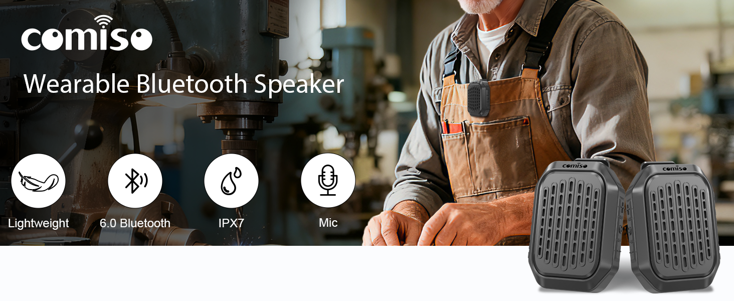 Wearable Bluetooth Speaker