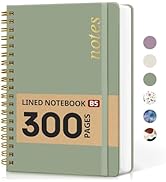 Lined Spiral Notebook Journal for Work, 300 Pages Thick B5 (7.1