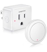 Garbage Disposal Button Kit, 15A/1500W Wireless Remote Control Outlet, No Drilling Garbage Dispos...