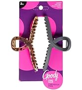 GOODY CLAW CLIP RIBBON 2CT BLK TORT