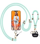 Universal Phone Lanyard with Wrist Strap, Adjustable Crossbody Cell Phone Lanyard Neck Strap and ...