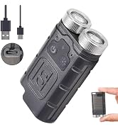 KunHe K2 1000 High Lumens EDC Flashlight with Tail MagnetSuper Bright Rechargeable USB C Mini Sma...