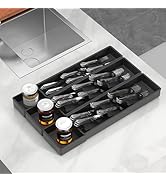 MODRACKLY Silverware Drawer Organizer with Expandable Panel &amp; Removable Dividers – Fits 15.67" to...