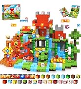 200PCS Magnetic Blocks with Light Blocks - Magnetic Blocks for Kids Ages 4 5 6 7 8, Magnetic Buil...