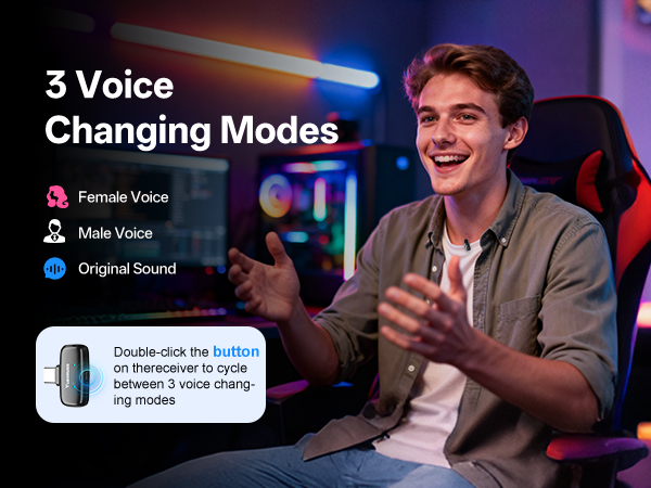 Wireless Lavalier Microphone for iPhone