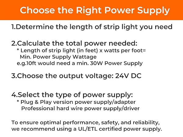 How to connect cob led strip light to power supply, use the leftover strip light after cutting