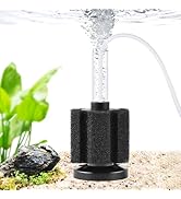 FEDOUR Aquarium Sponge Filter, Ultra Quiet Aeration Bio Sponge Filters for Breeding Fry Shrimp Be...