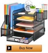 desk organizer with file holder