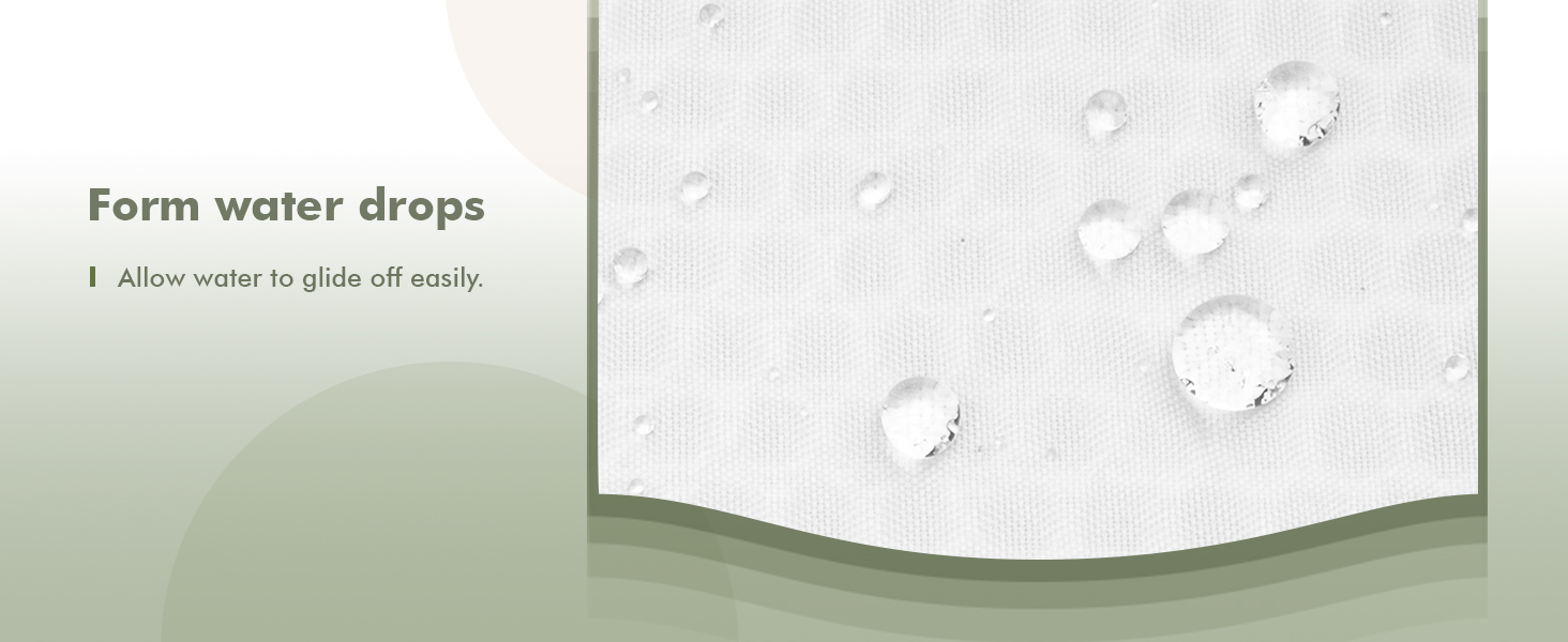 wate repellent fabric white shower curtain liner