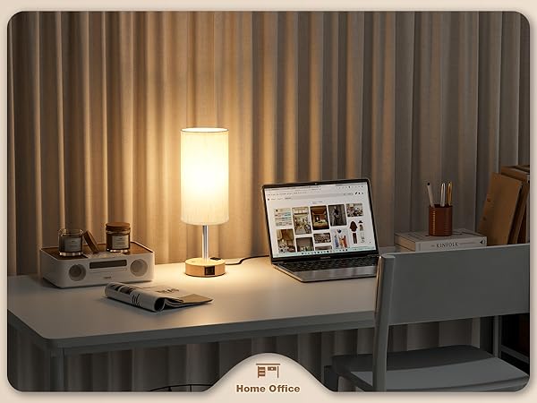 Touch Bedside Table Lamp with Memory