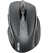 TECKNET Wireless Mouse (2.4G & BT5.0/3.0) Silent Mouse 4800 DPI Computer Mouse 6 Buttons Bluetoot...