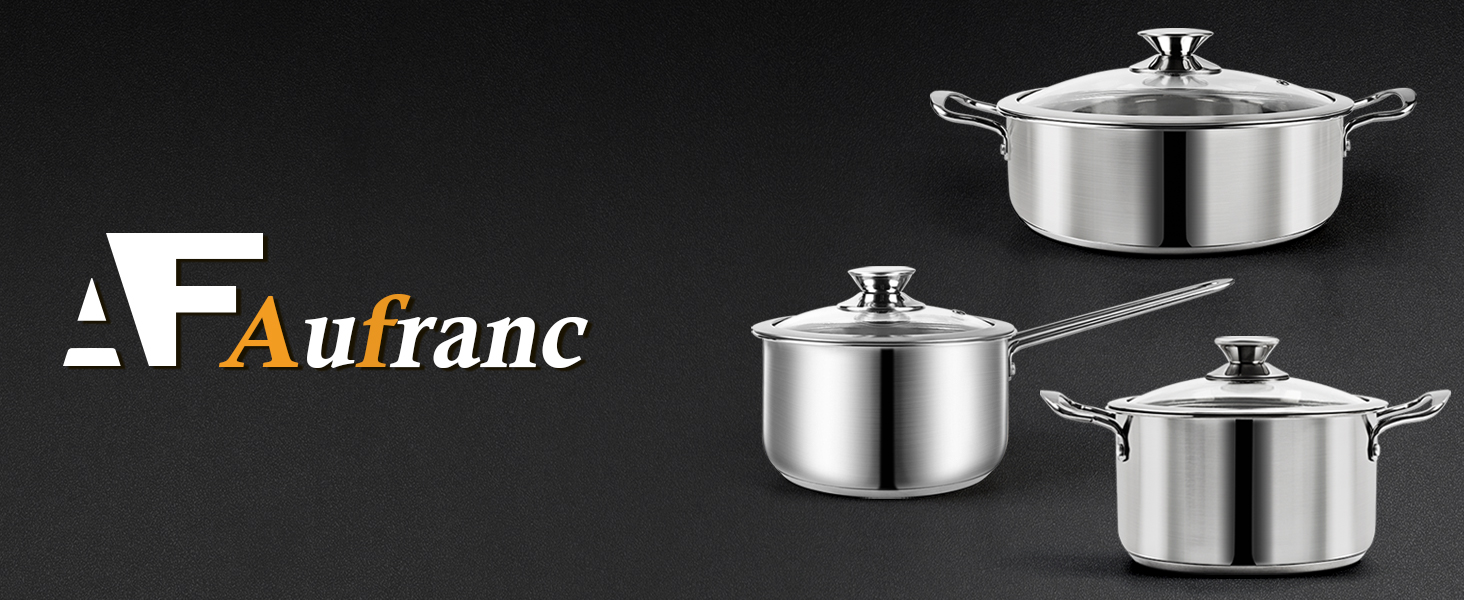 Stainless Steel Pots and Pans Set