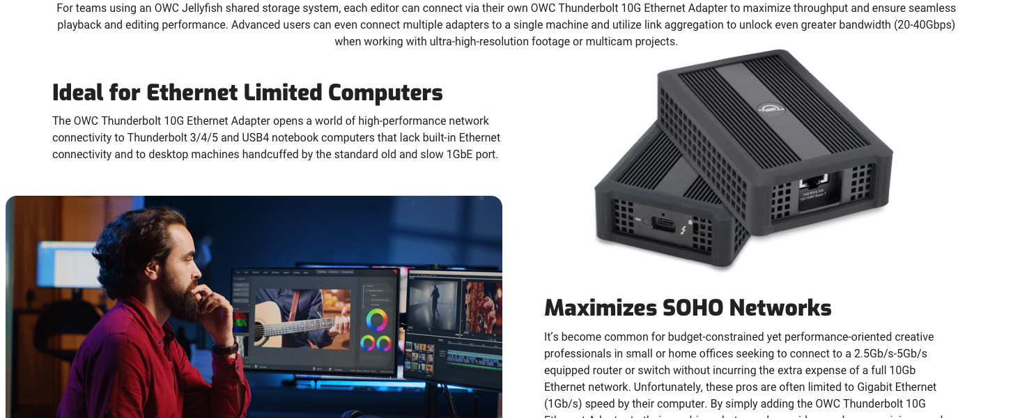 ideal for ethernet limited computers