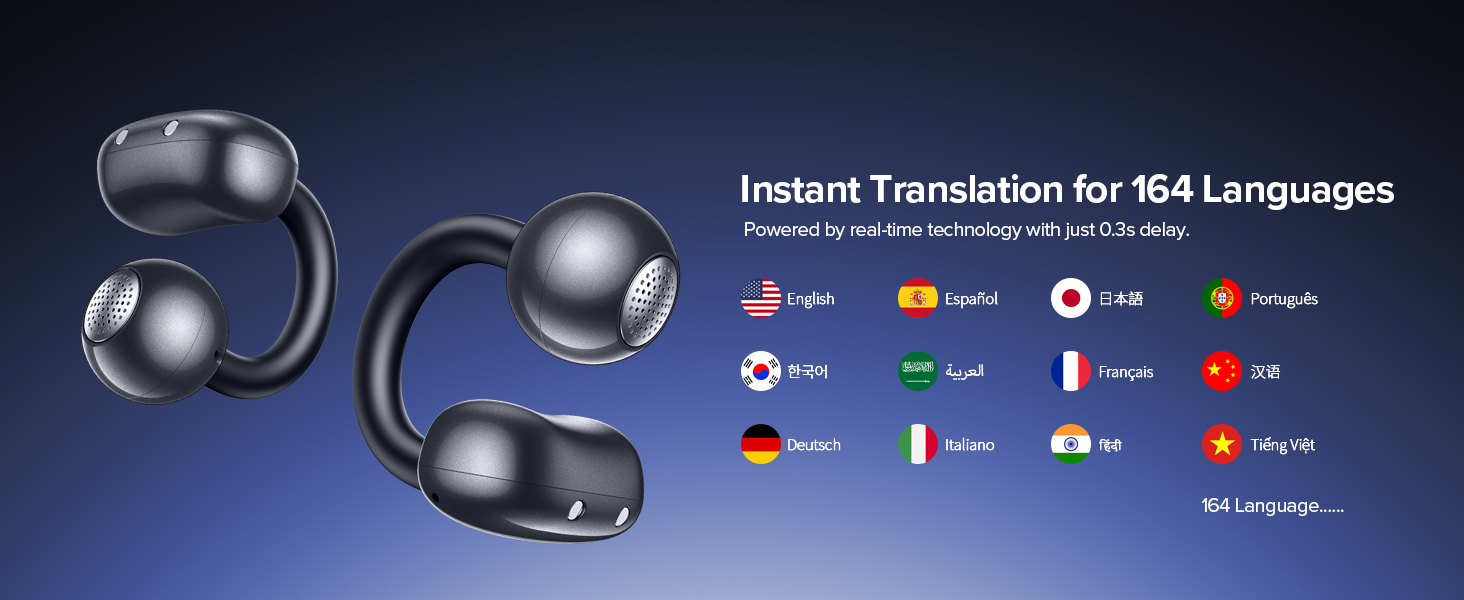 AI wireless earbuds AI translator earbuds