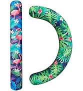 Inflatable Swimming Noodles Set - 2 Pack Fabric Covered Pool Floats for Adults, Pool Noodles Curv...