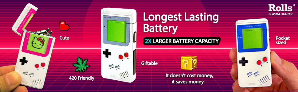 Retro gamer electric lighter by Rolls Plasma Lighter