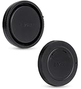 JJC E-Mount Body Cap & Rear Lens Cap Cover Kit for Sony A7 A7II A7III A7IV A7S II III A7R II III ...