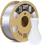 OVERTURE Transparent Filament Clear PETG Filament 1.75mm, PETG Transparent 3D Printer Consumables...