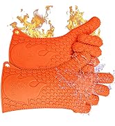 Jolly Green Products Ekogrips Premium Grilling Gloves Heat Resistant BBQ Gloves for Indoor and Ou...