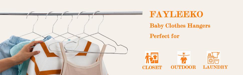 Baby hangers great for sorting laundry, hanging wet clothes, and closet