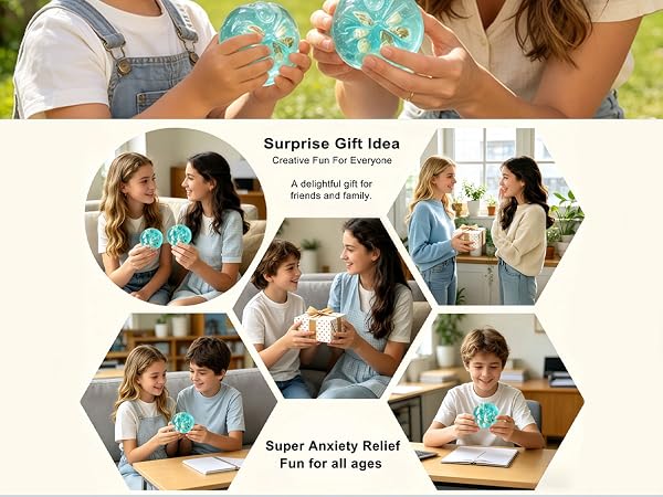 Coconut Oil Squishy Stress Relief Balls