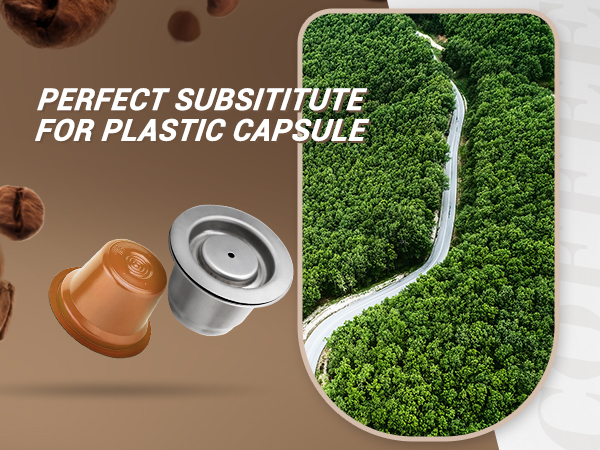 nespresso essenza mini reusable pods capsulas reutilizables latissima pro stainless steel 