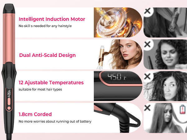 Intelligent Induction Motor 12 Ajustable Temperatures