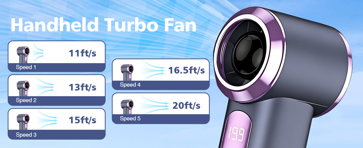 IGRARK Portable Handheld Mini Fan