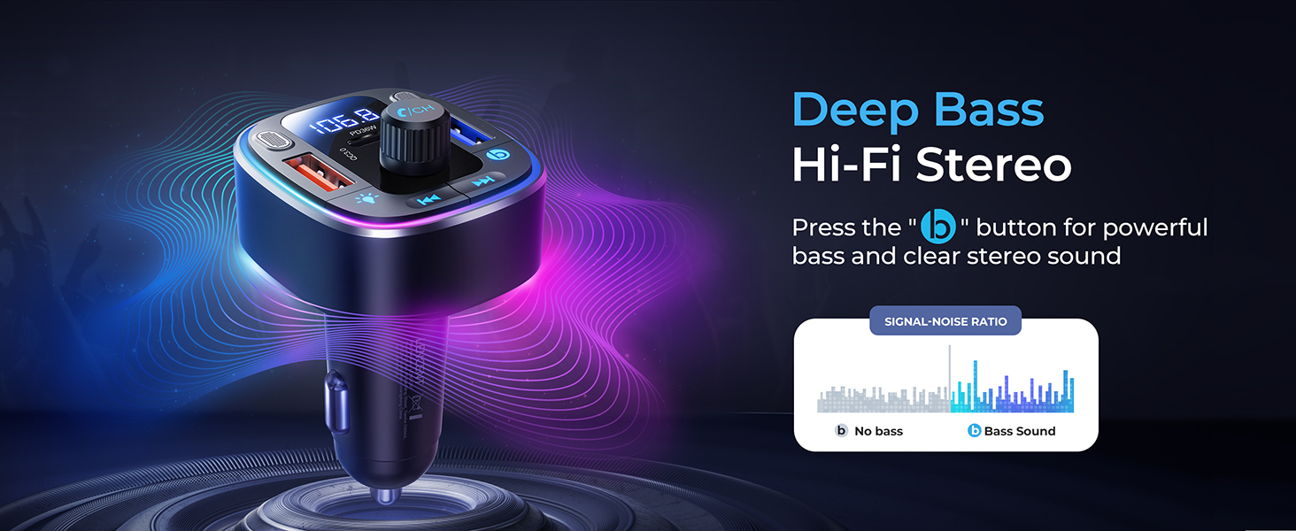 car fm transmitter bluetooth