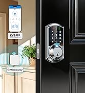 Veise VE07 Fingerprint Smart Door Lock, 7-in-1 Keyless Entry Deadbolt with App Control, Electroni...