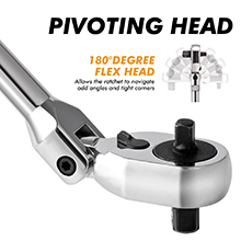 1/4 flex head ratchet