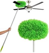 Eyliden 68" Adjustable Ceiling Fan Duster - 360° Dual-Sided Microfiber, 0.75 lbs Ultra-Lightweigh...