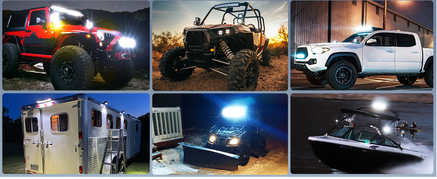 120W 22 Inch Curved Spot Flood Light Bar