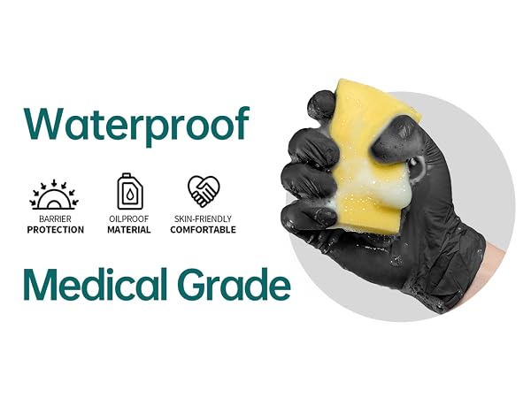 Supmedic vinyl glove waterproof barrier protection medical grade oil proof skin friendly