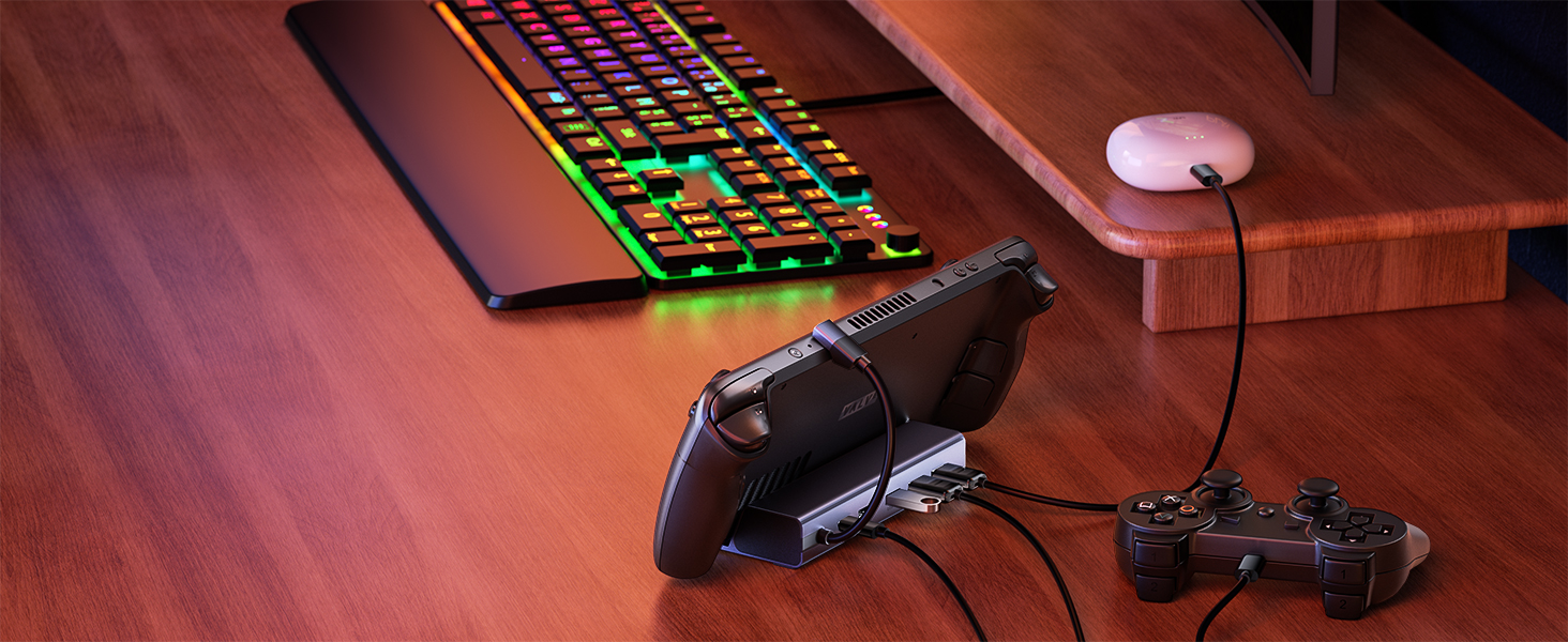 Steam deck dock station