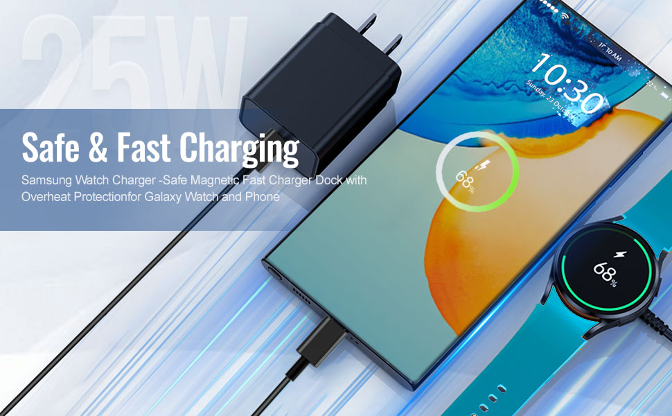 Samsung Galaxy Watch 2-in-1 Charger ? Wireless Charger for Galaxy Watch and Phone